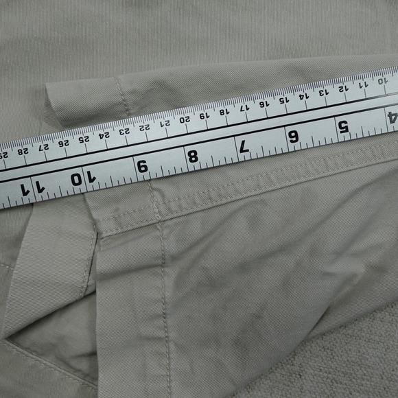 Polo Ralph Lauren Shorts Mens 36 Beige Khaki Chino Mid Rise Relaxed Fit Summer - Picture 11 of 14
